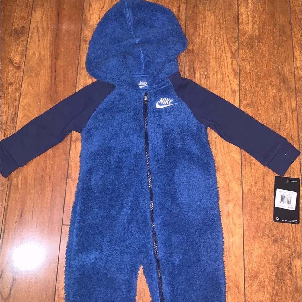 Hooded Nike Coverall - 18 months